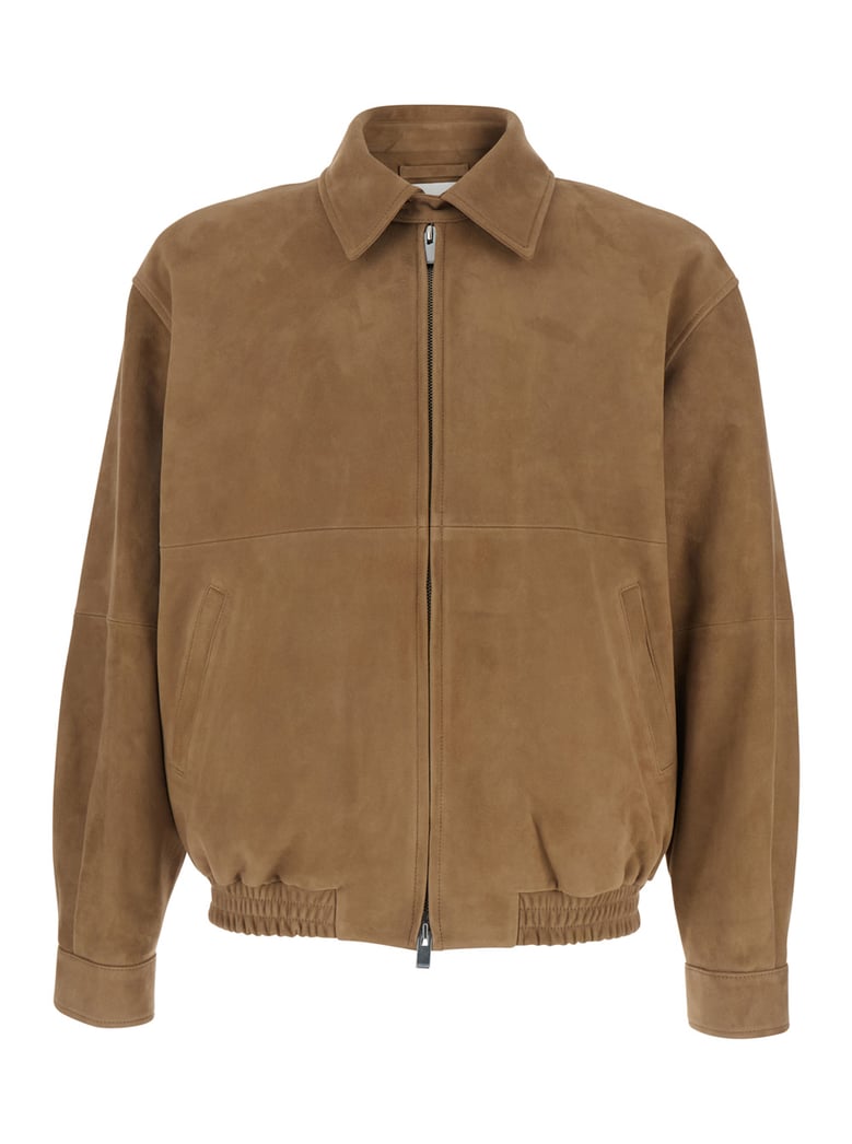jacket suede brown by Selfnex