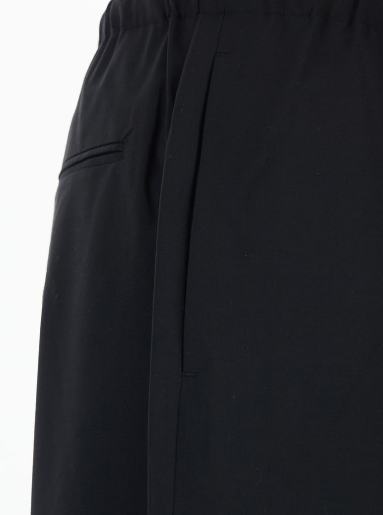 trousers with drawstring waist, wool blend by Selfnex
