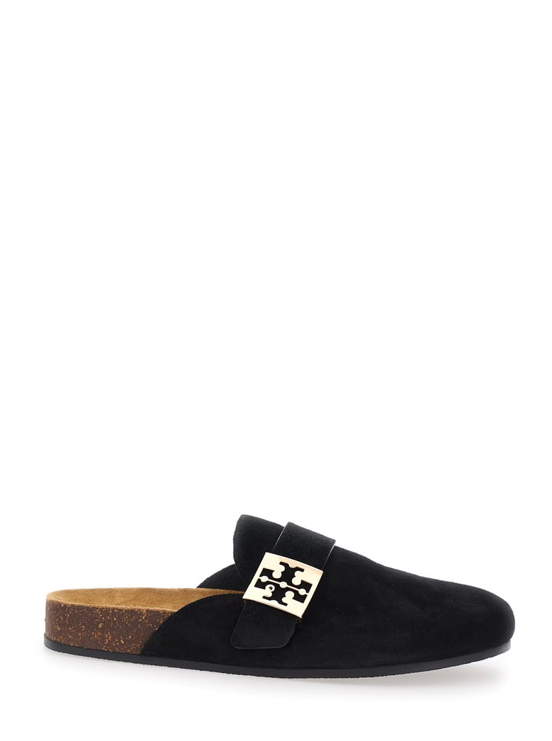 mule slip-on mellow black suede by Selfnex