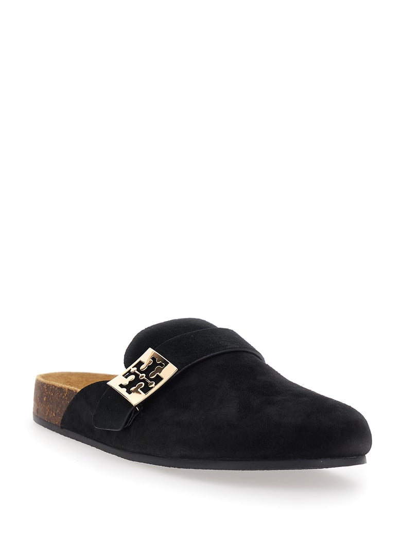 mule slip-on mellow black suede by Selfnex