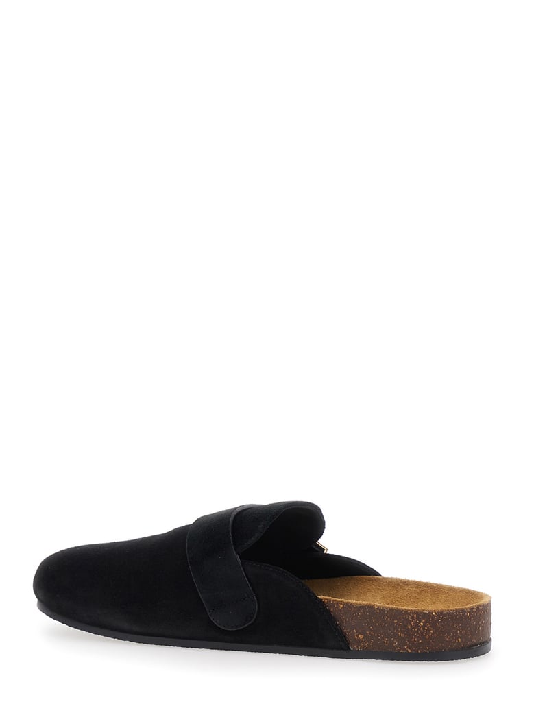 mule slip-on mellow black suede by Selfnex