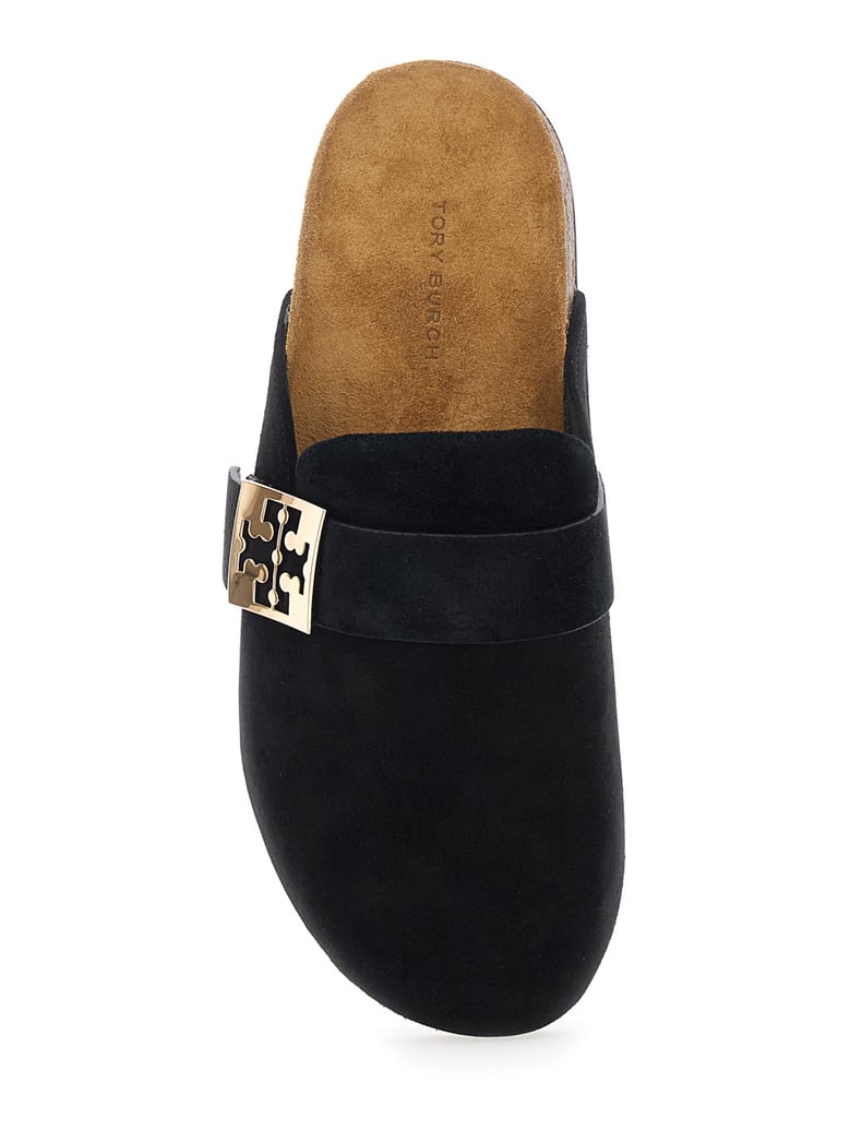 mule slip-on mellow black suede by Selfnex