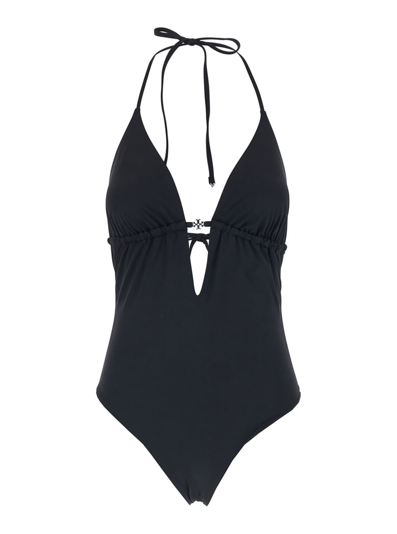 one-piece swimsuit black by Selfnex
