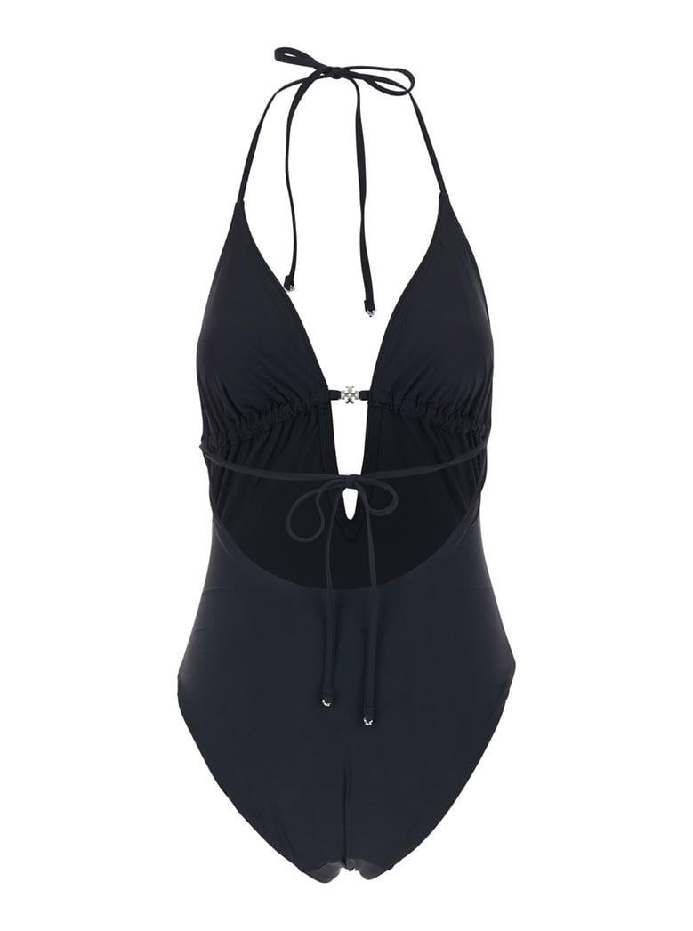 one-piece swimsuit black by Selfnex