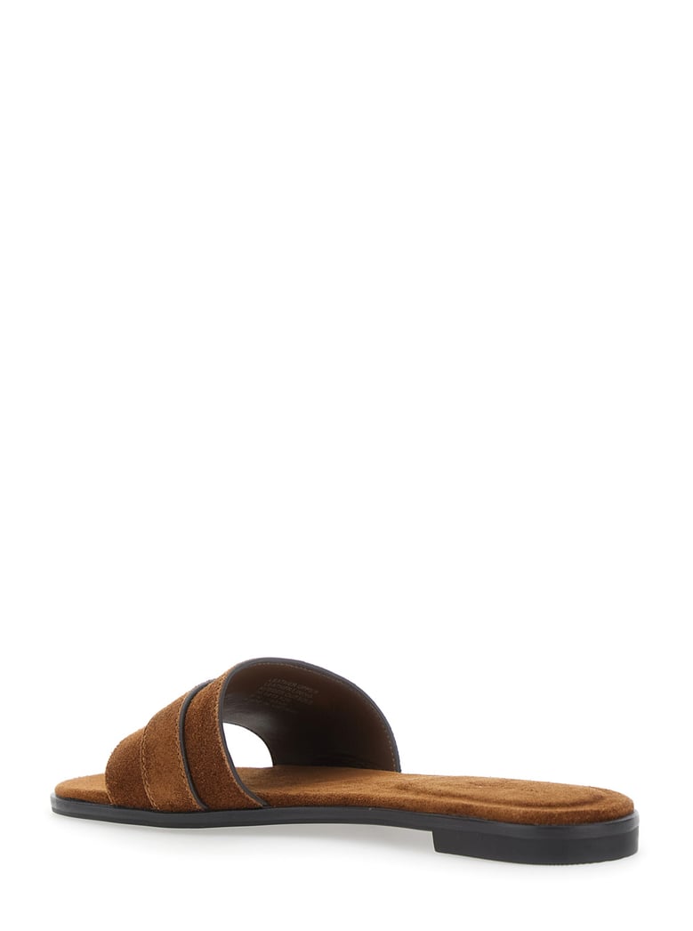sandals romy brown suede by Selfnex