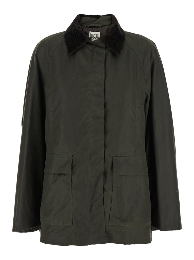 cotton jacket green by Selfnex