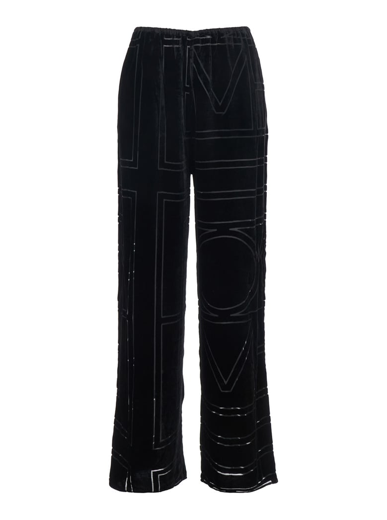trousers black velvet by Selfnex