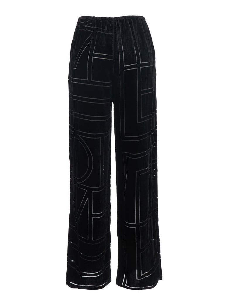 trousers black velvet by Selfnex