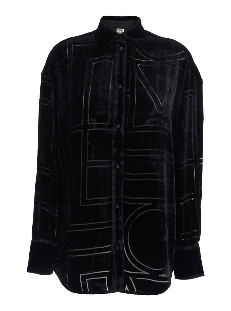 shirt velvet black by Selfnex