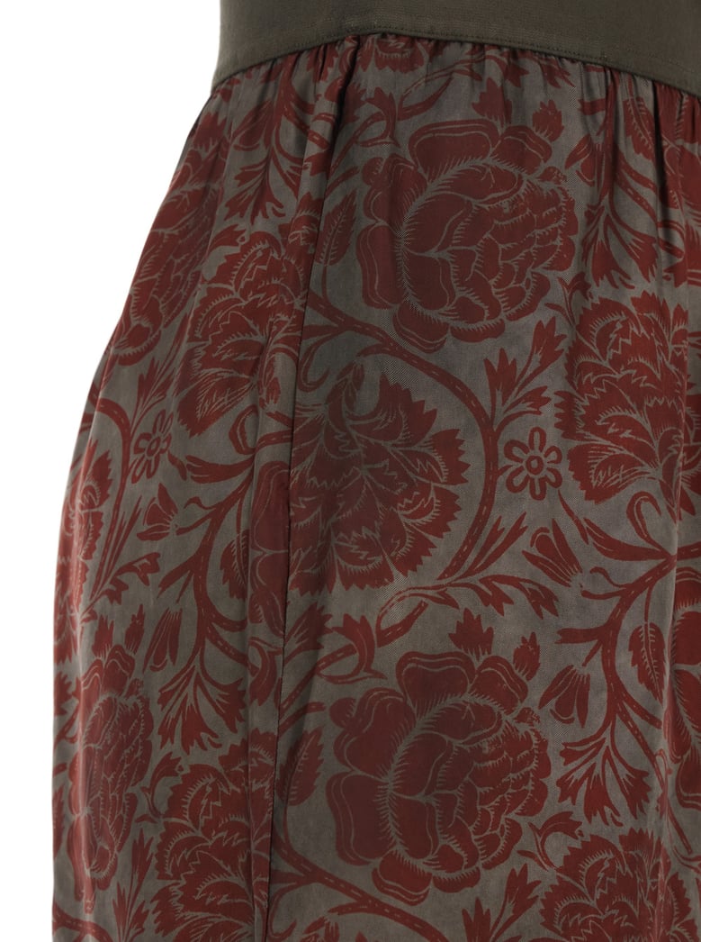pants pansy red cupro-blend by Selfnex