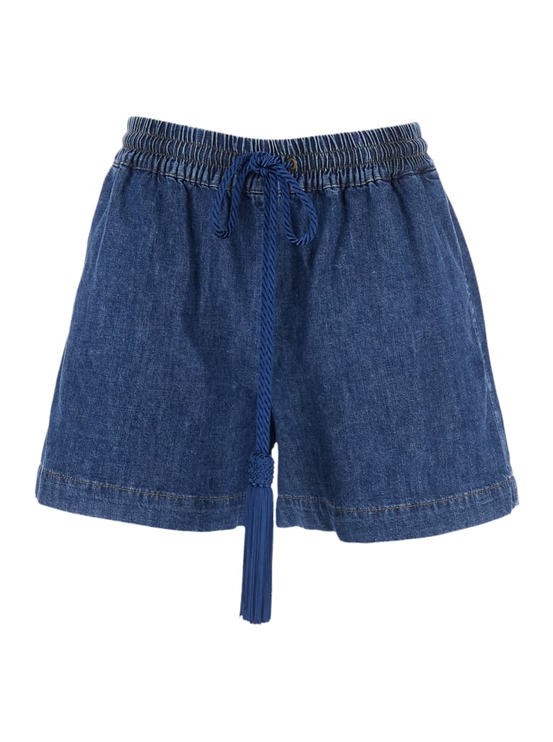 shorts — blue cotton by Selfnex