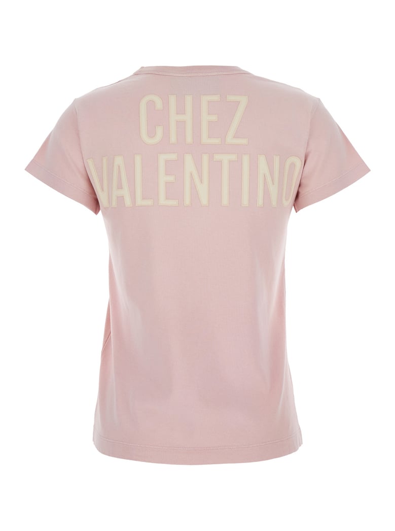 crew neck t-shirt pink by Selfnex