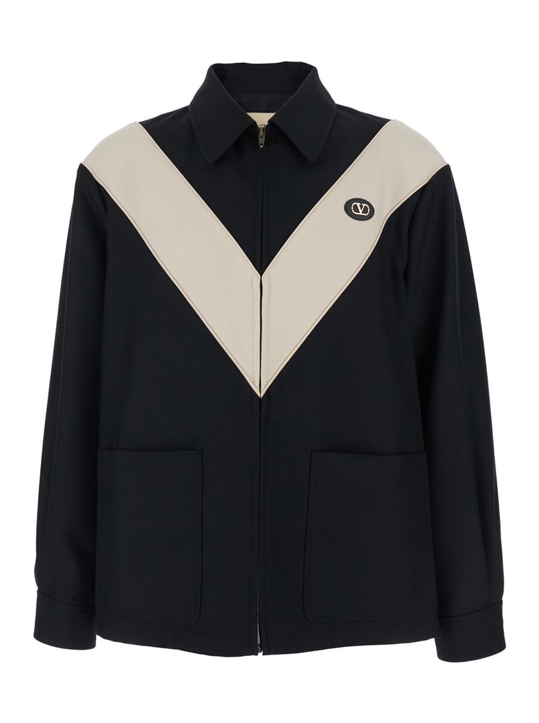 jacket in black tech fabric by Selfnex