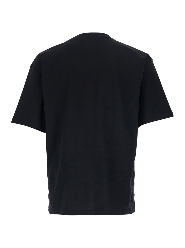 t-shirt crew neck black cotton by Selfnex