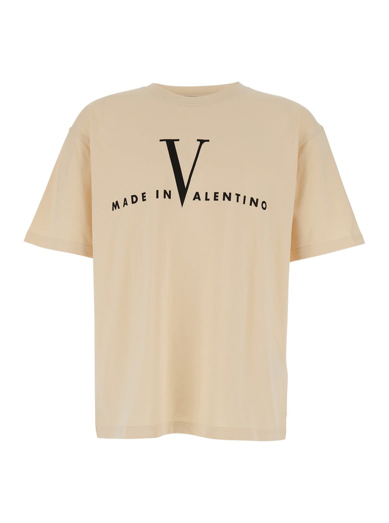 t-shirt beige cotton by Selfnex
