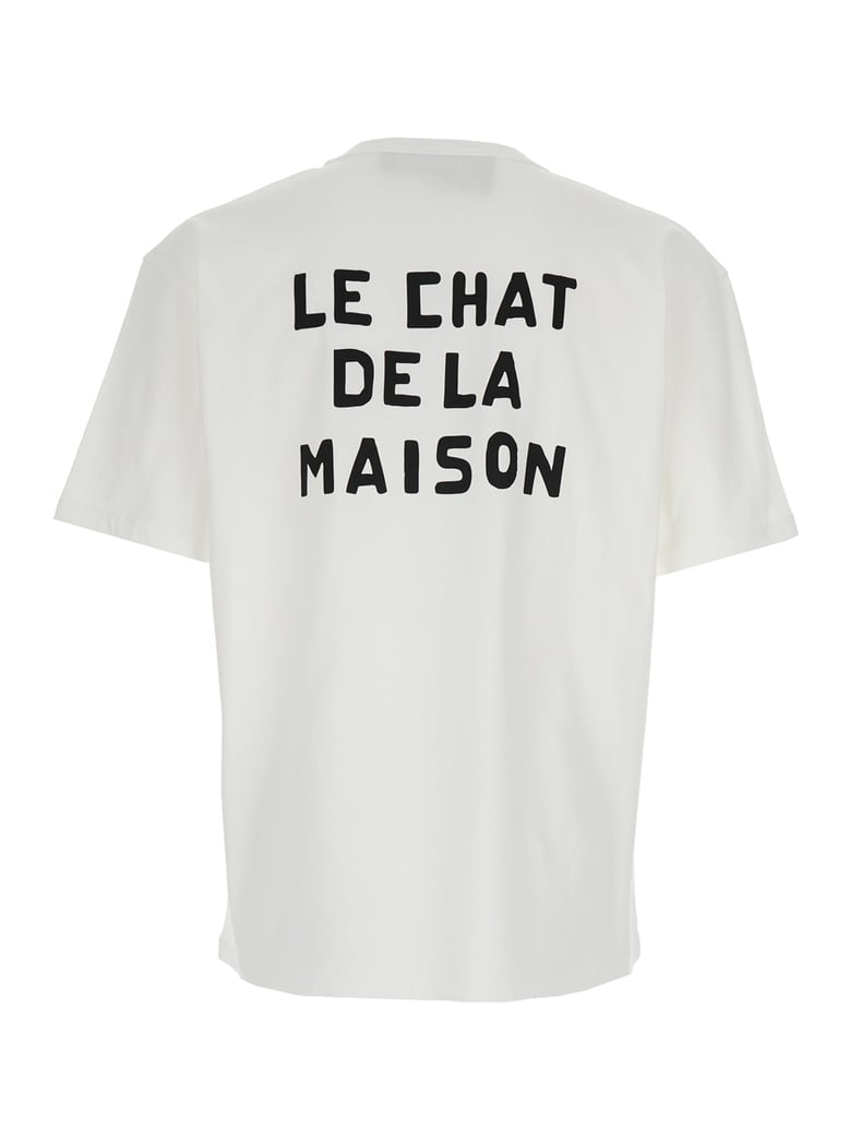 t-shirt crew neck white cotton by Selfnex
