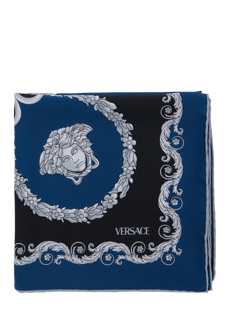 silk scarf blue by Selfnex