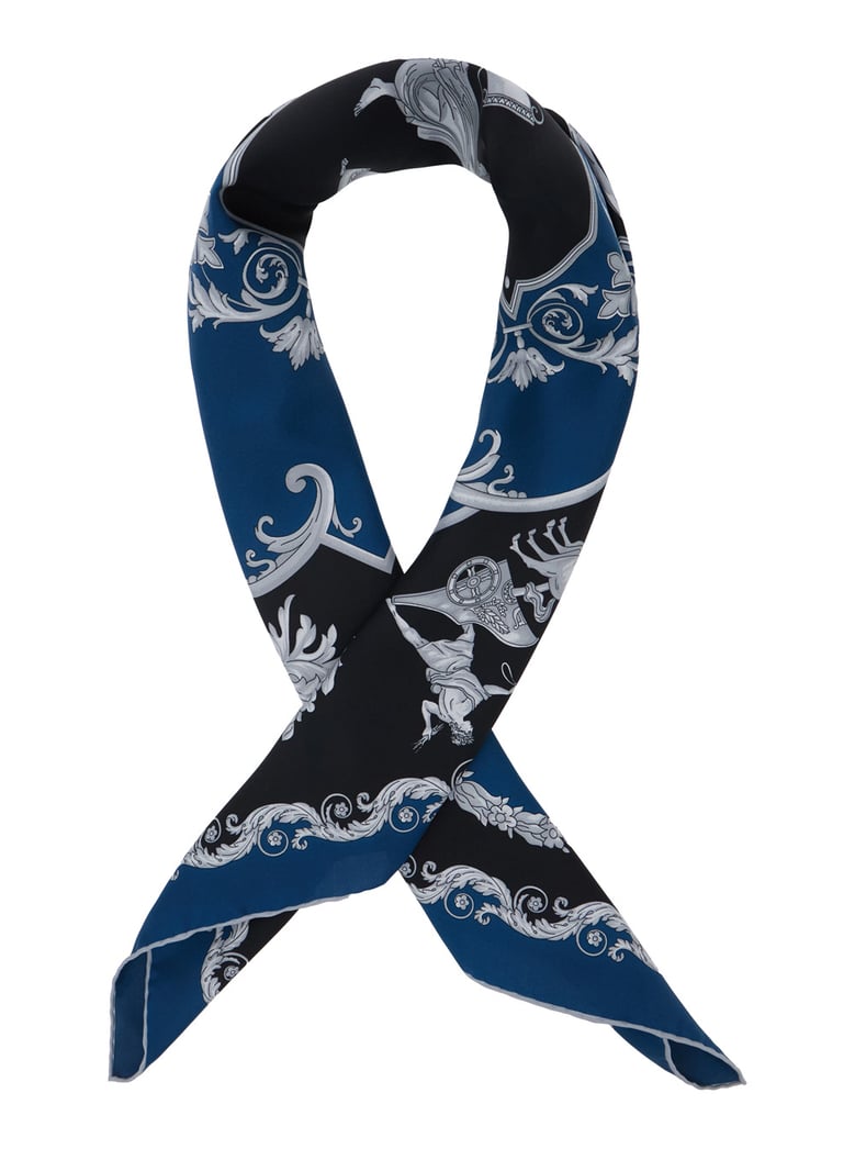 silk scarf blue by Selfnex