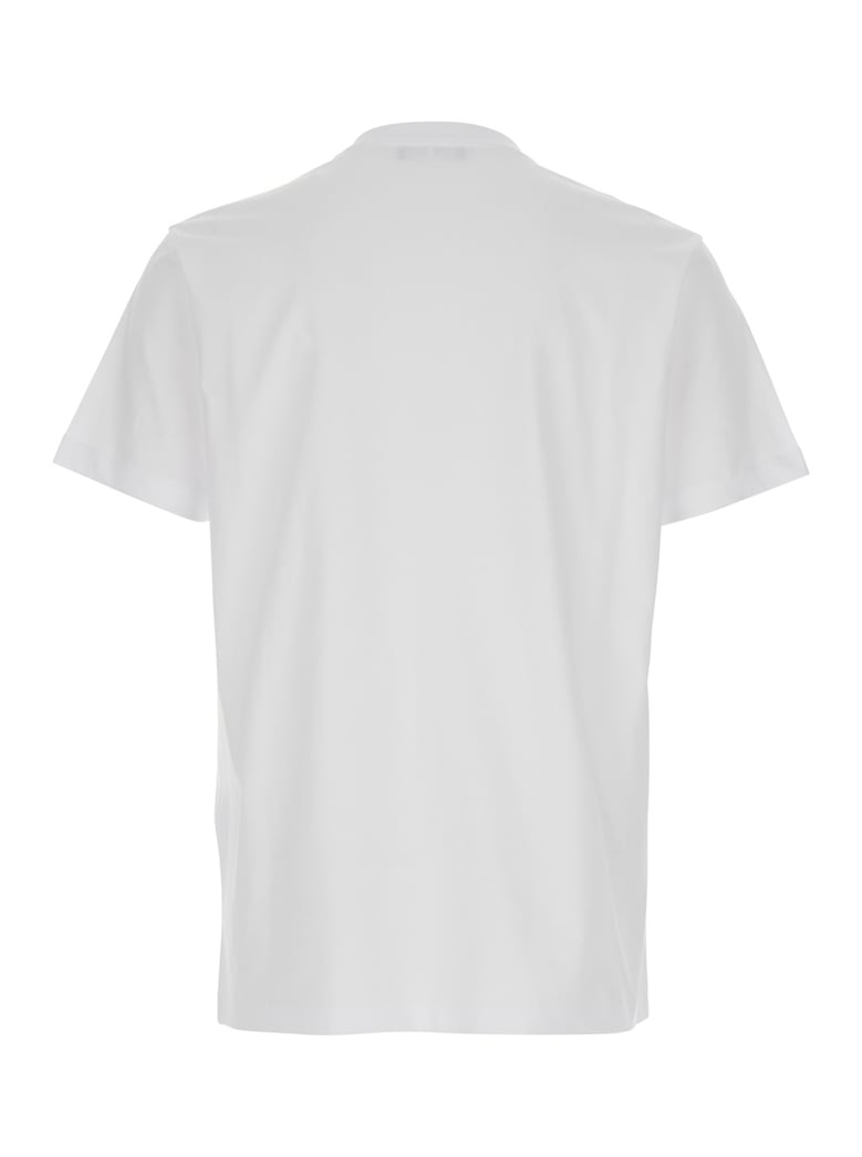 t-shirt crew neck white cotton by Selfnex