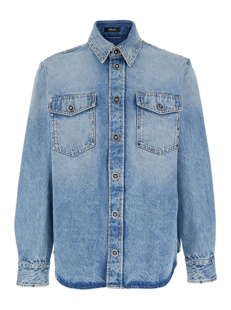 shirt light blue denim by Selfnex