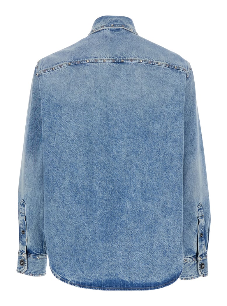 shirt light blue denim by Selfnex