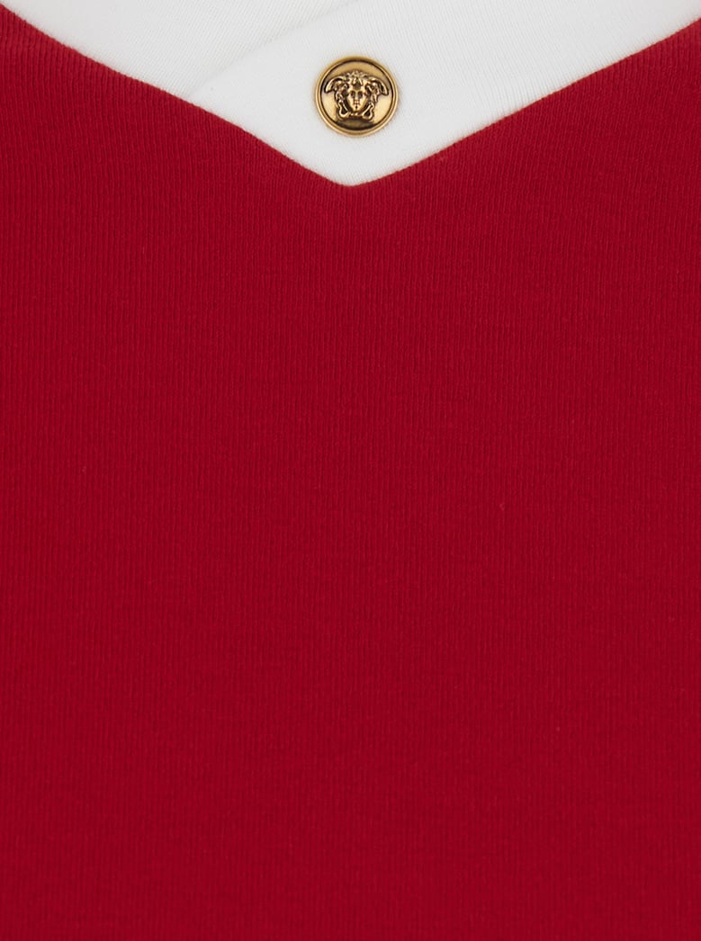 t-shirt red logo print by Selfnex