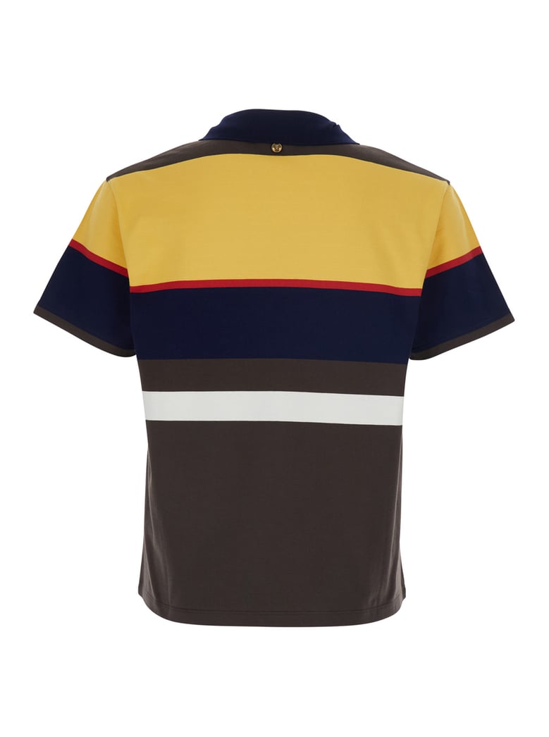 t-shirt strips multicolour by Selfnex