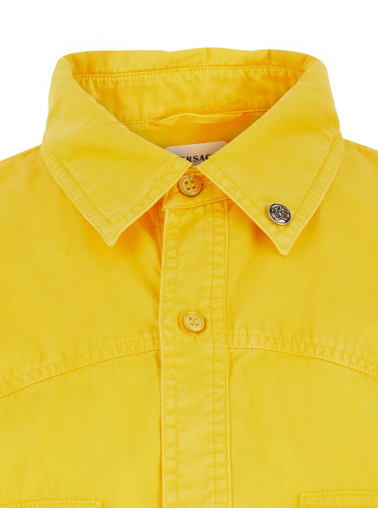 shirt yellow cotton by Selfnex