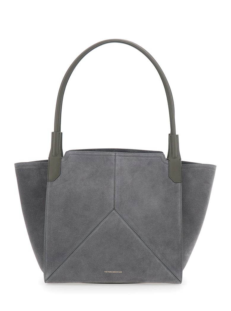 handbag victoria piccola grey suede by Selfnex