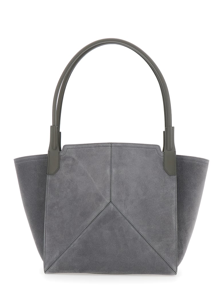 handbag victoria piccola grey suede by Selfnex