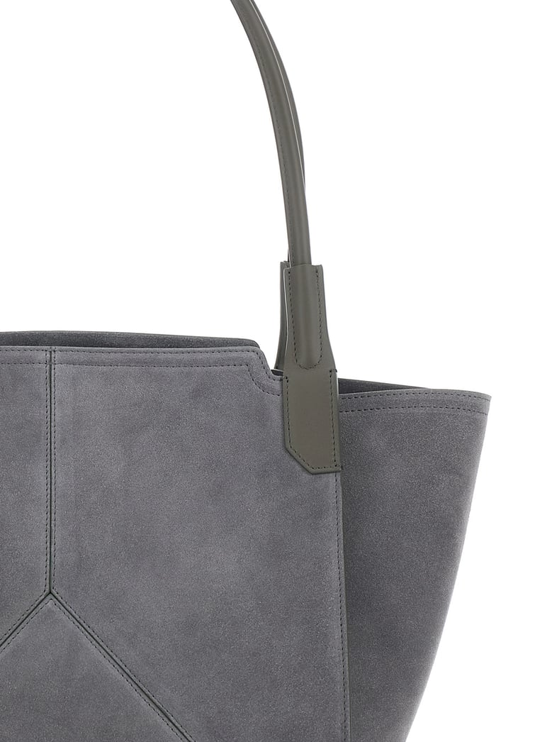 handbag victoria piccola grey suede by Selfnex