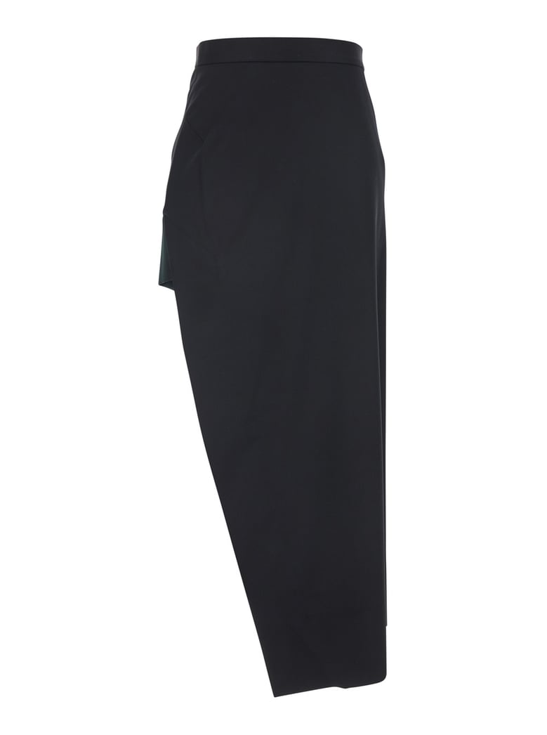 skirt wool black by Selfnex