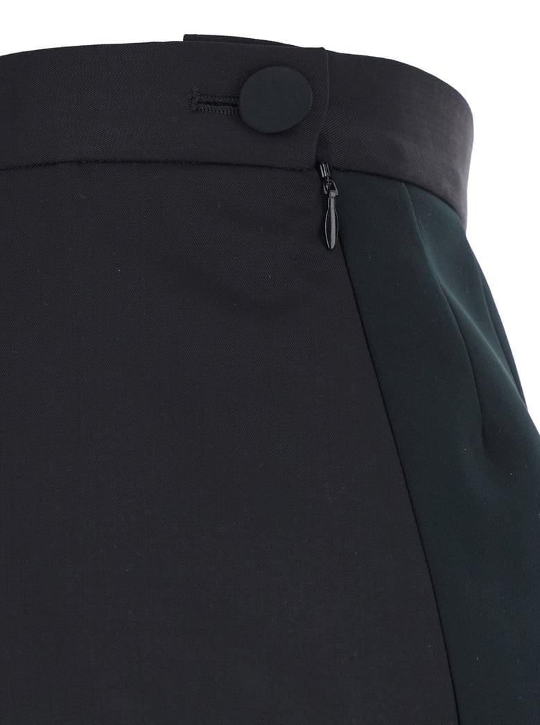 skirt wool black by Selfnex