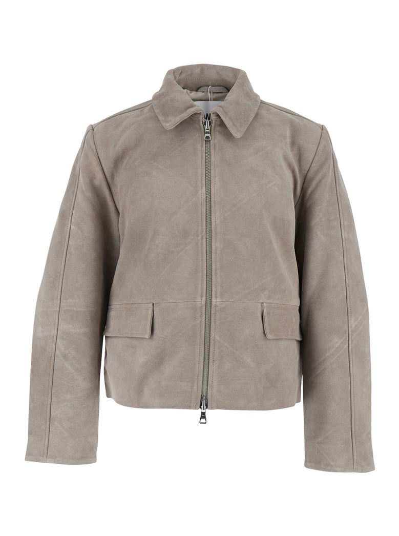 jacket rockridge grey leather by Selfnex