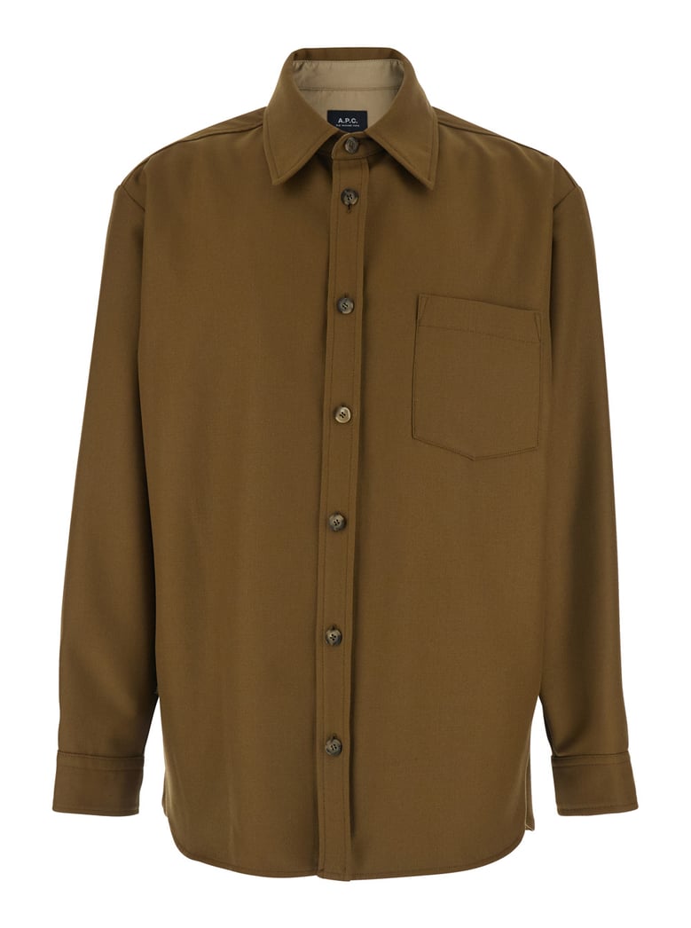 jacket brown wool blend by Selfnex