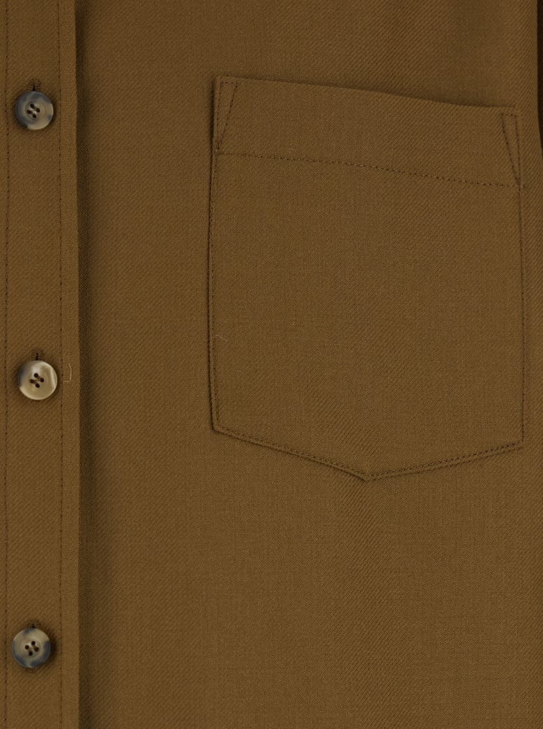 jacket brown wool blend by Selfnex