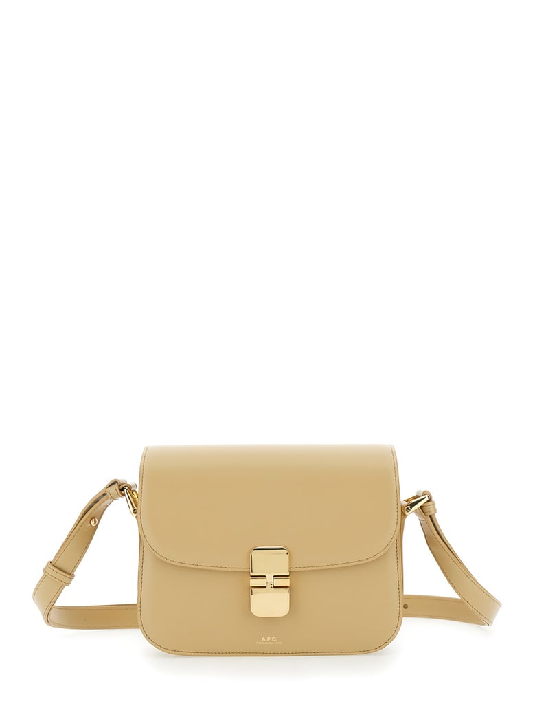 crossbody bag grace small beige leather by Selfnex