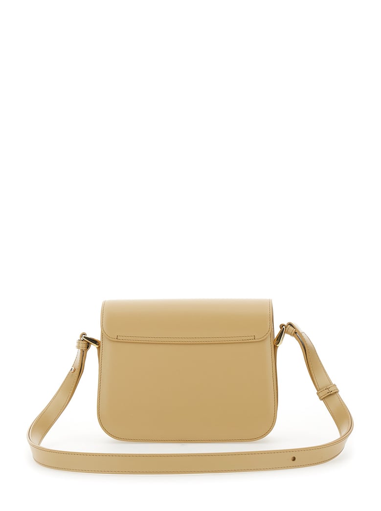 crossbody bag grace small beige leather by Selfnex