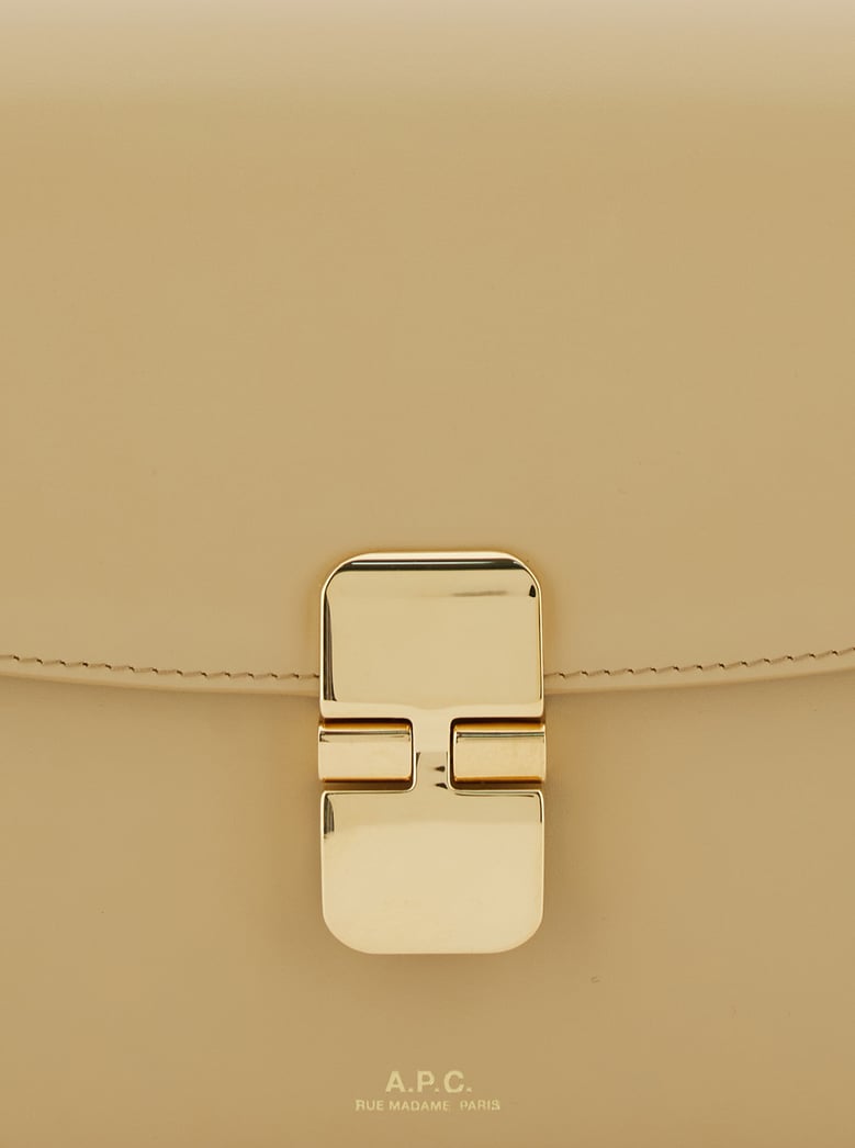 crossbody bag grace small beige leather by Selfnex