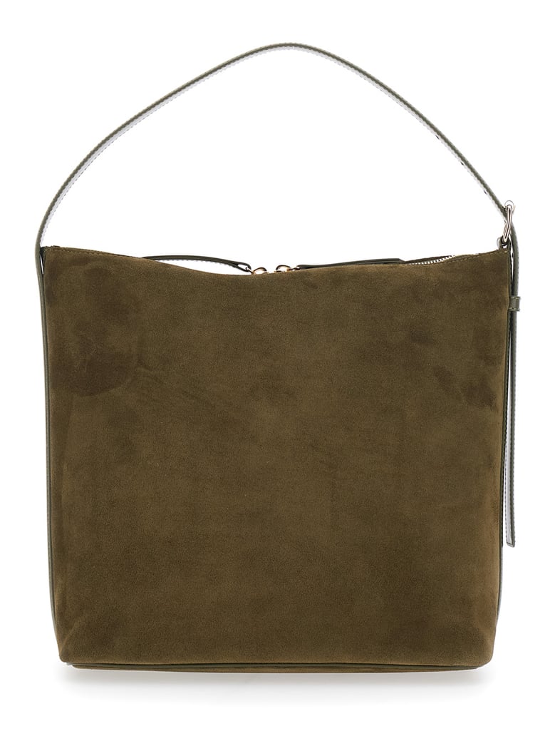 shoulder bag vera brown suede by Selfnex