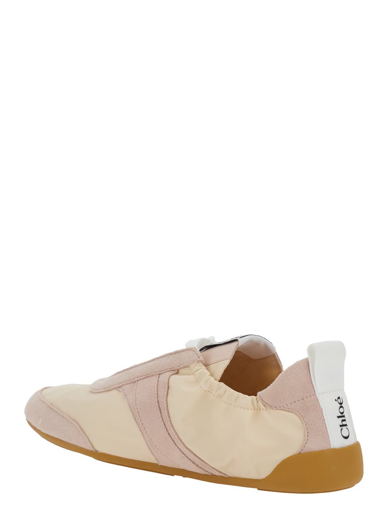 sneakers kick beige fabric by Selfnex