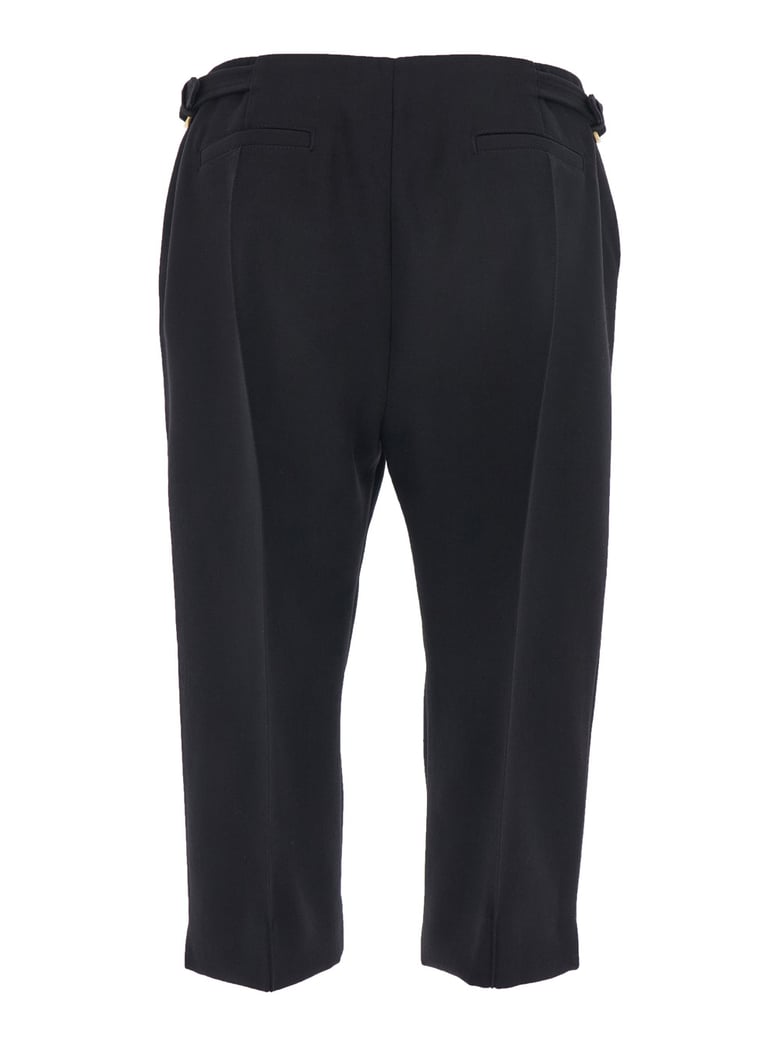 bermuda shorts black wool by Selfnex