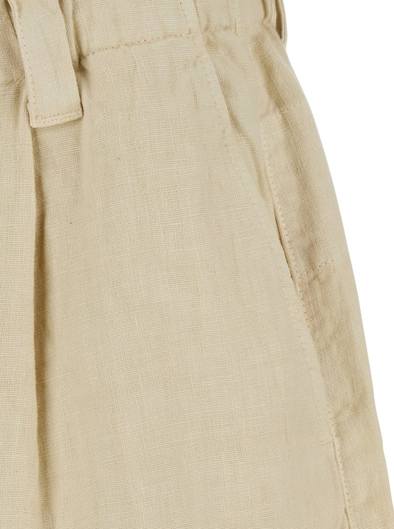 shorts lino beige linen by Selfnex