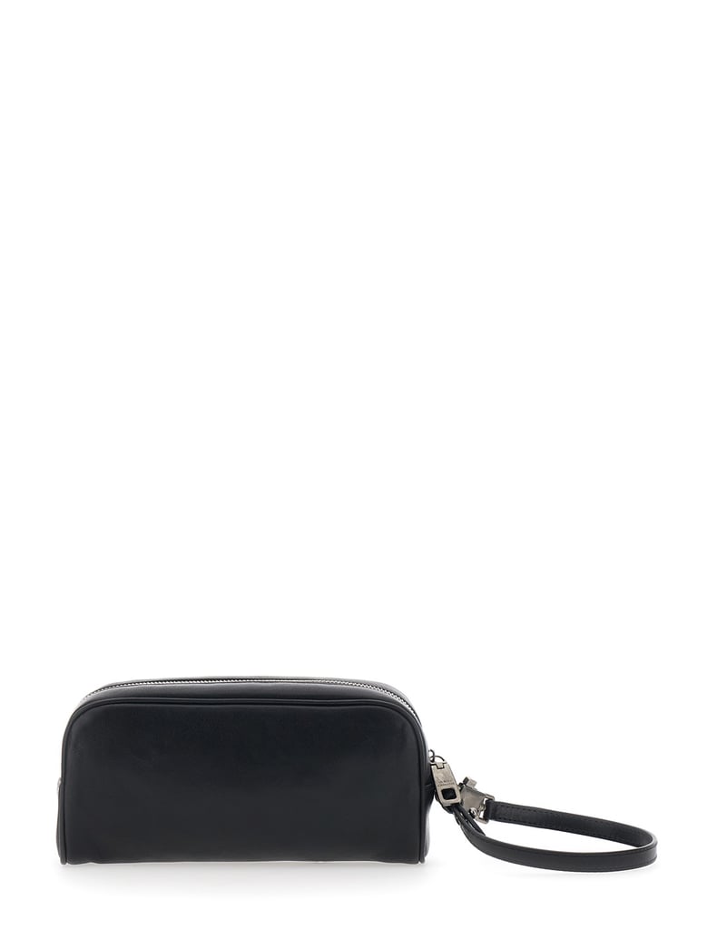 clutch black leather by Selfnex