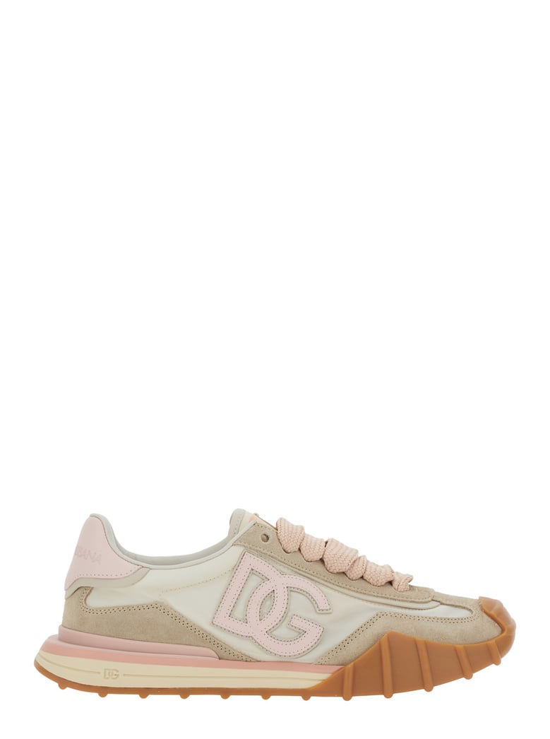 low top sneaker pink suede by Selfnex