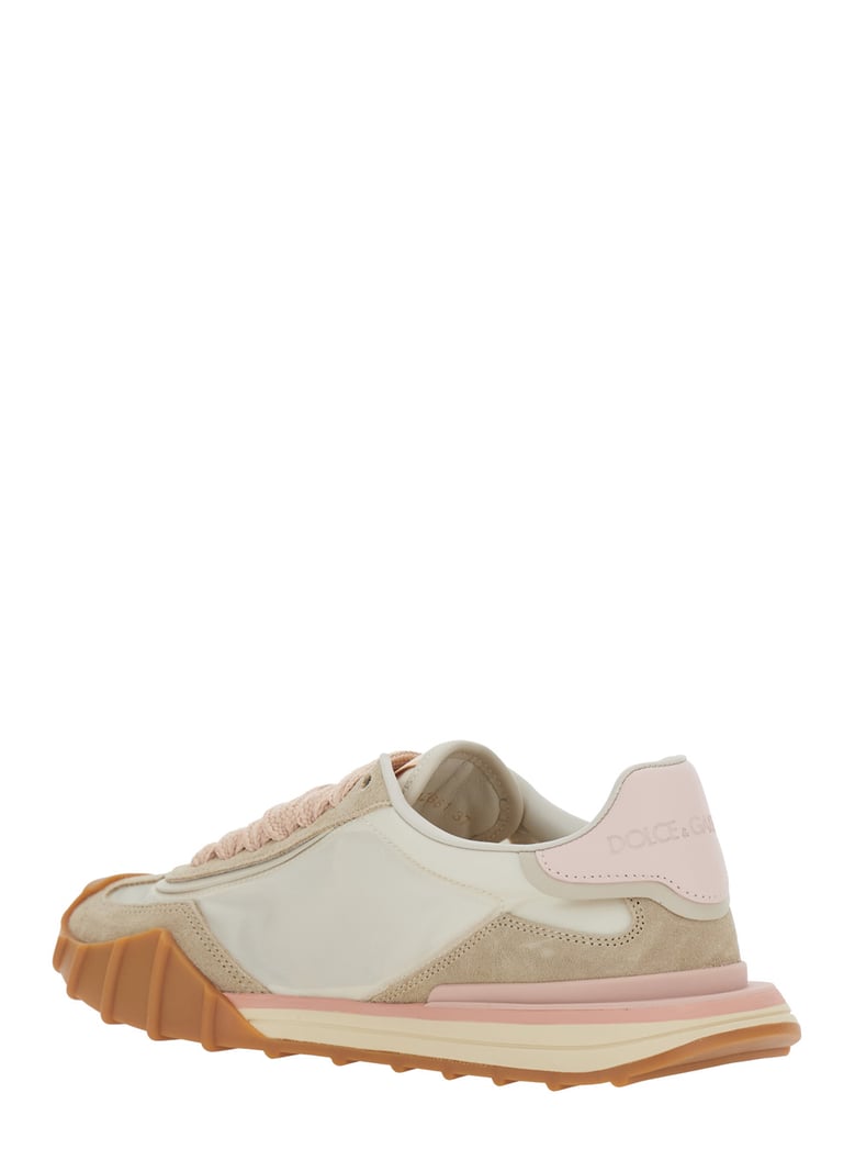 low top sneaker pink suede by Selfnex