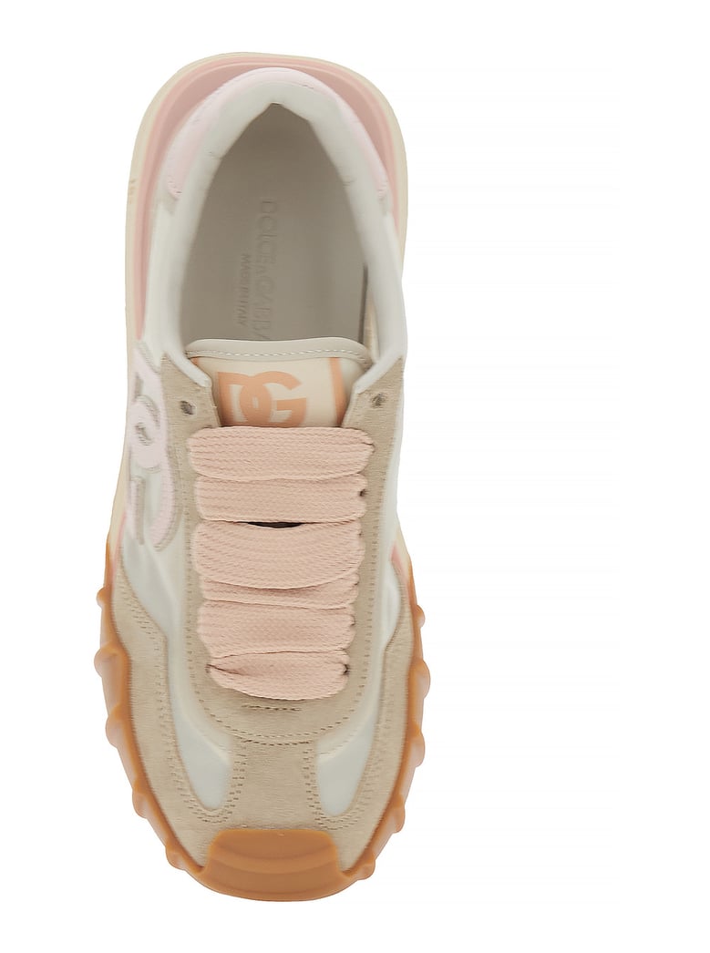 low top sneaker pink suede by Selfnex