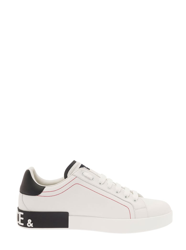 low sneakers portofino white leather by Selfnex
