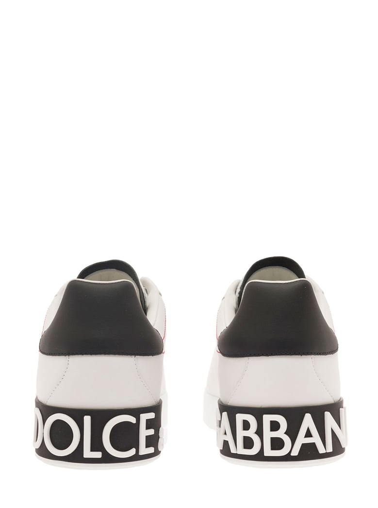 low sneakers portofino white leather by Selfnex