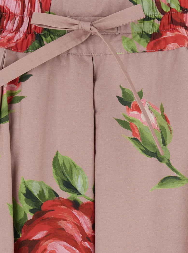 skirt pink cotton by Selfnex
